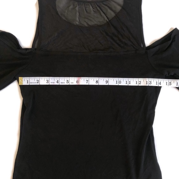 BCBGeneration Cold Shoulder Long Sleeve Bodysuit - Picture 6 of 10